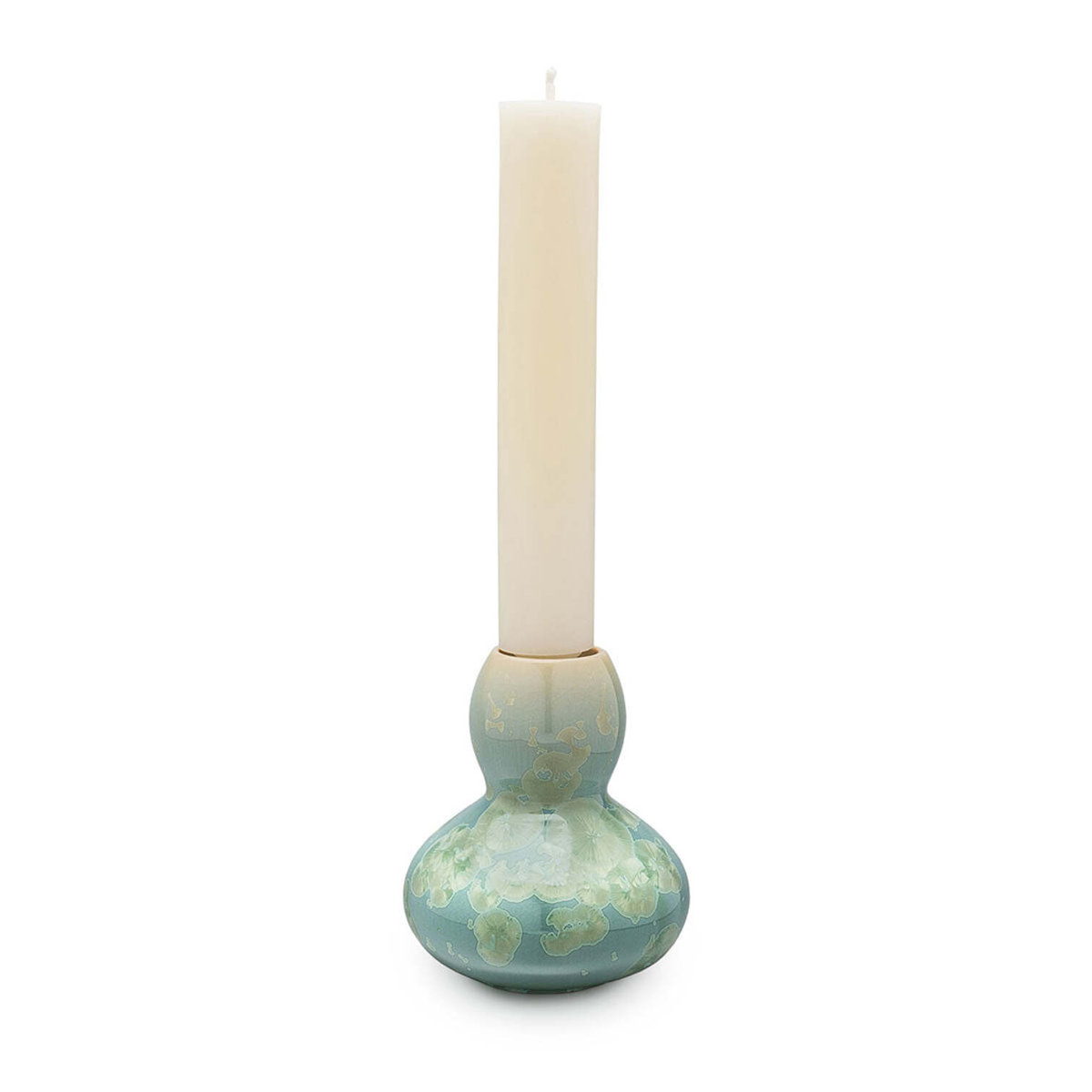 Simon Pearce Woodstock Pottery Candlestick - Thumbnail 3