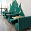 Banc rembourré en velours-1346299369