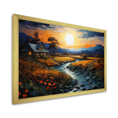 «Rustic Retreat In The On», reproduction sur toile
