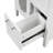 24" Bathroom Vanity With Ceramic Sink, White Solid Wood & Cabinet, Two Drawers, Door, Adjustable Shelf Sink ,-1138701413