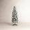 Pencil Frosted 12' Pre-Lit Pine Christmas Tree