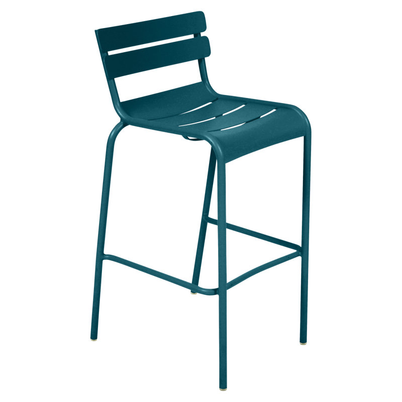 Tabouret de bar 31,5 po Luxembourg, Bleu Acapulco