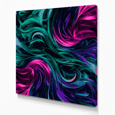 Art numérique sur toile 95, "Abstraction numérique"
