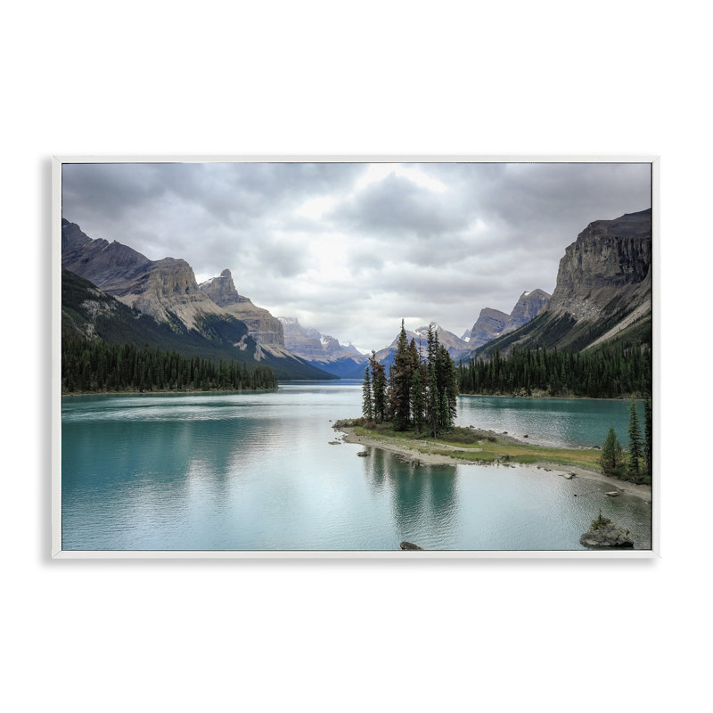 Art de la giclée par Dan Sproul, Estampe numérique encadrée blanc bord de mer, H 12 po x l 18 po