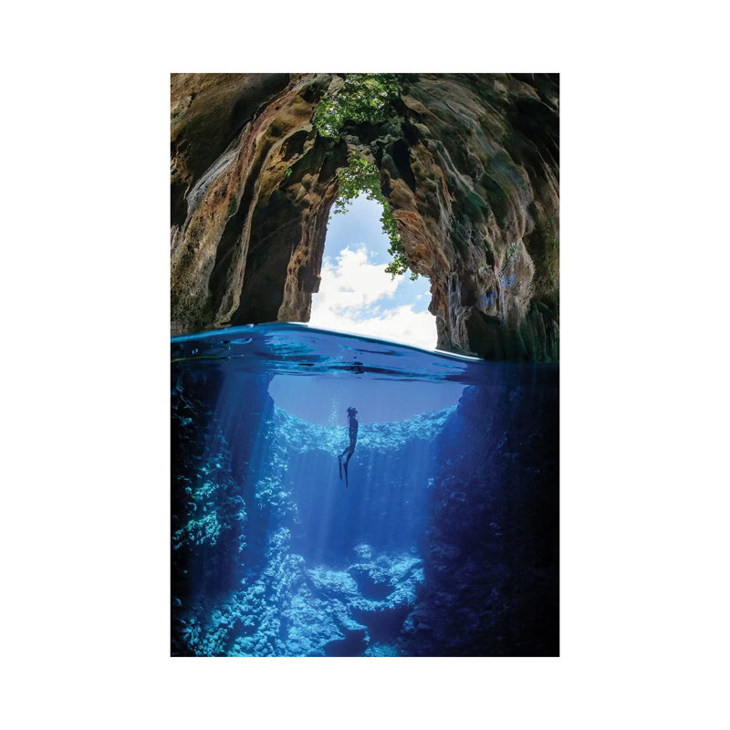 Swallows Cave by Jordan Robins - Wrapped Canvas Print, 20.32 cm H x 30.48 cm W