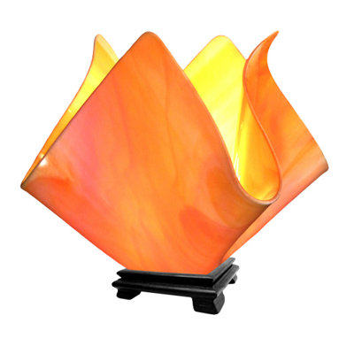 Dale Handcrafted Glass 11.25-Inch Torchiere Table Lamp