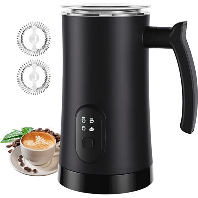 This 350Ml 4-In-1 Automatic Milk Frother Comes With Precise Temperature Control, Allowing You To Make Both Hot And Cold Milk To Meet Your Diverse Needs For Coffee And Hot Drinks.