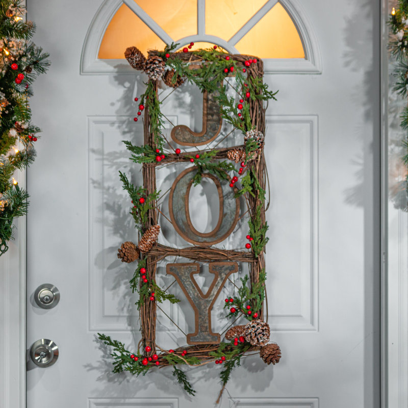 Ensemble de 2 couronnes de porte 35 po Natural Twig