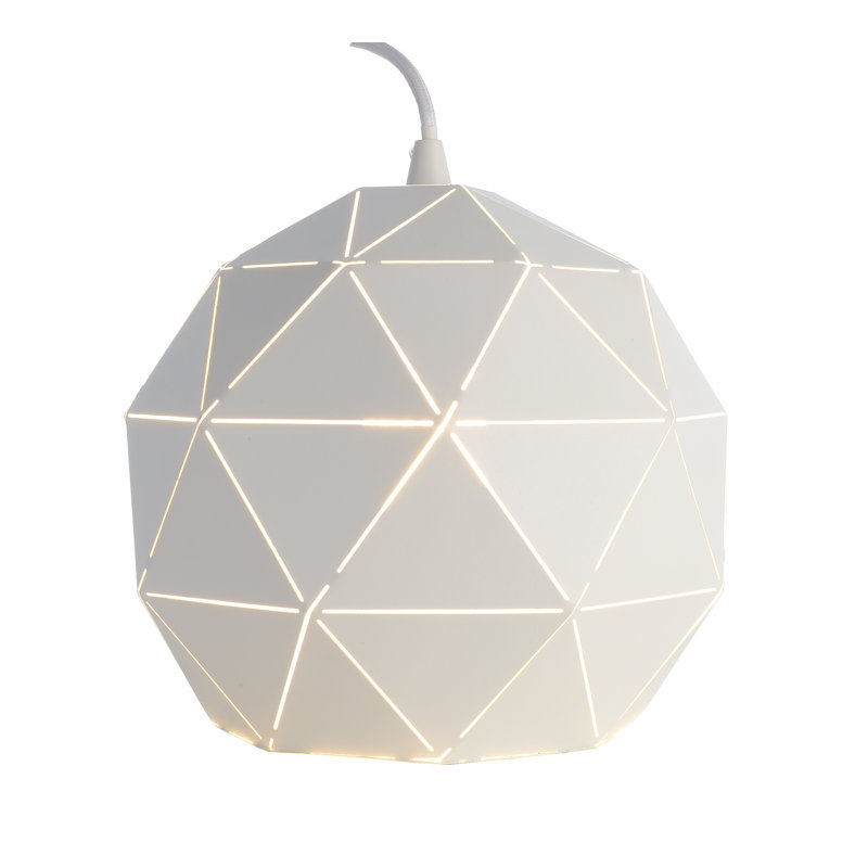Ball LED Pendant Light 1-light Asterope, White