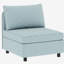 Canapé modulaire modulaire avec rangement, canapé-lit, canapé en chenille bleu antique de 2 pièces pour la maison, ressorts ensachés, confortable, capacité de poids de 250 lb par siège-2082196660