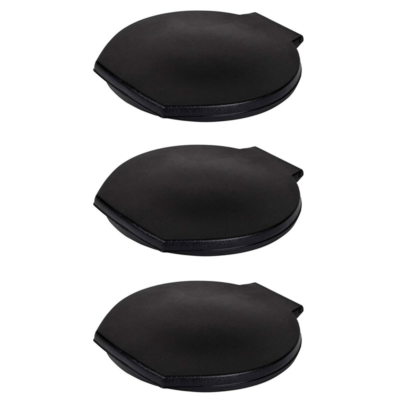 Housse de toilette de camping portative Reliance Luggable Loo, noir (paquet de 3)