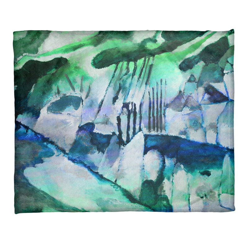  Jeté polaire Landscape, Vert