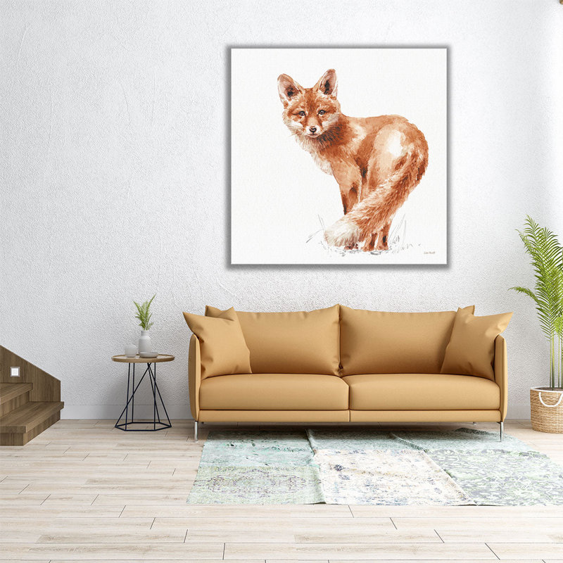 «Forest Friends», reproduction d'art sur toile, H 12 po x l 12 po