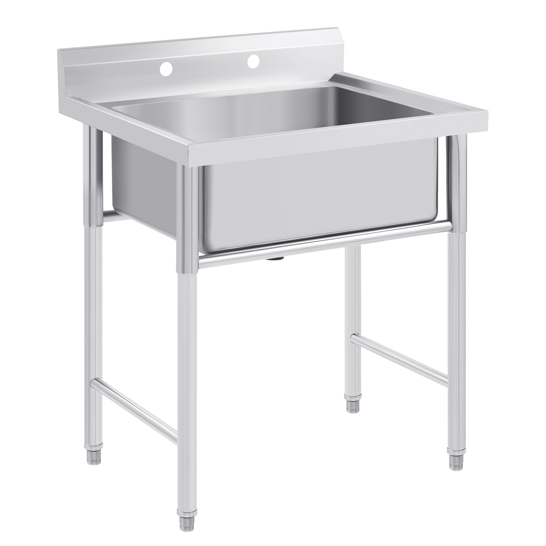 CO-Z Single-basin Utility Sink Free Standing Laundry Kitchen Sink | Wayfair