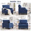 Fauteuil rembourré avec rangement intérieur pour accoudoirs-448415076