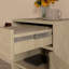 Aleiyah Bedside Table with Rattan Drawer, Cabinet and Adjustable Shelf, Natural