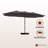 15 Ft Patio Market Umbrella with Base-86773837