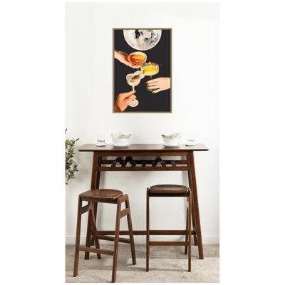 «Cheers Print» par Honey Island Studio, reproduction d'art sur toile encadrée