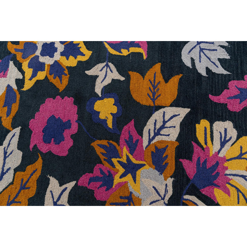 Tapis bleu marine Noell