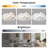 20Inch Modern Leafless Ceiling Fan With Remote Control Removable And Washable, Reversible Motor-482001659