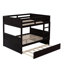 Stable Full Over Bunk Bed With Twin Trundle, - Ensures Peace Of Mind Portable Trundle Convenient Sleeping Option-1012822857