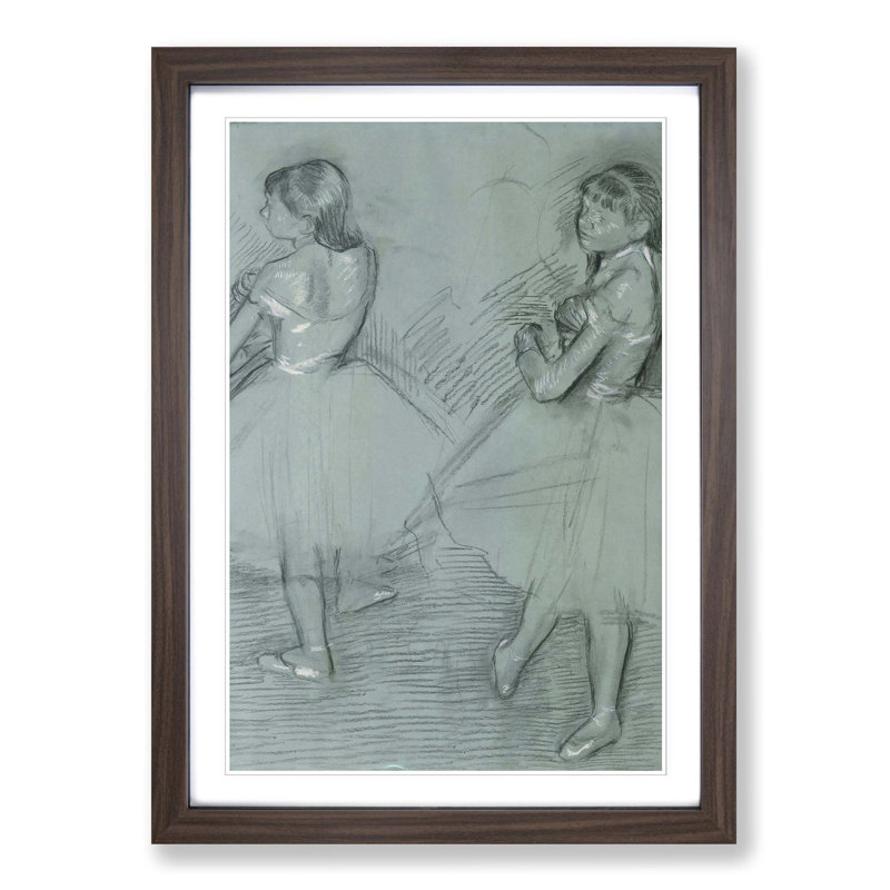 Edgar Degas - Single Picture Frame Print, Walnut