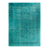 Overyed One-of-a-Kind Rectangle 10'3" X 14' Hand Knotted Area Rug