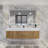 Glasgow 72'' Double Bathroom Vanity with Acrylic Top-51556092