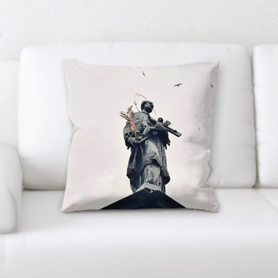 Coussin statue