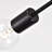 Helsinki 8-Light 45" Black Sputnik Linear Semi Flush Mount