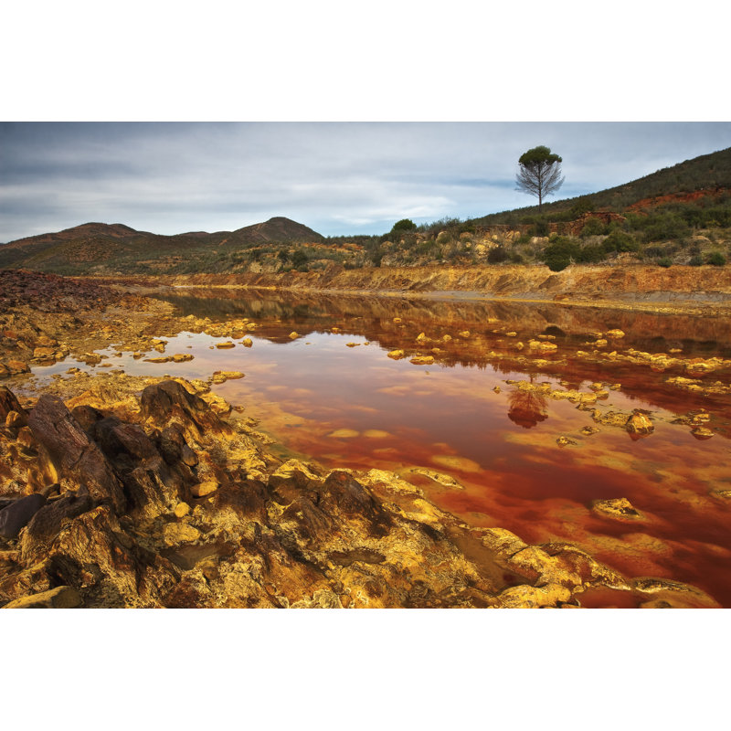 Tito River Channel by Jarcosa - Wrapped Canvas Print, 30cm H x 46cm W x 3.8cm D