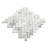 Ackland Venatino Elysia Herringbone 12 in. x 12 in. Honed Marble Mosaic Floor and Wall Tile