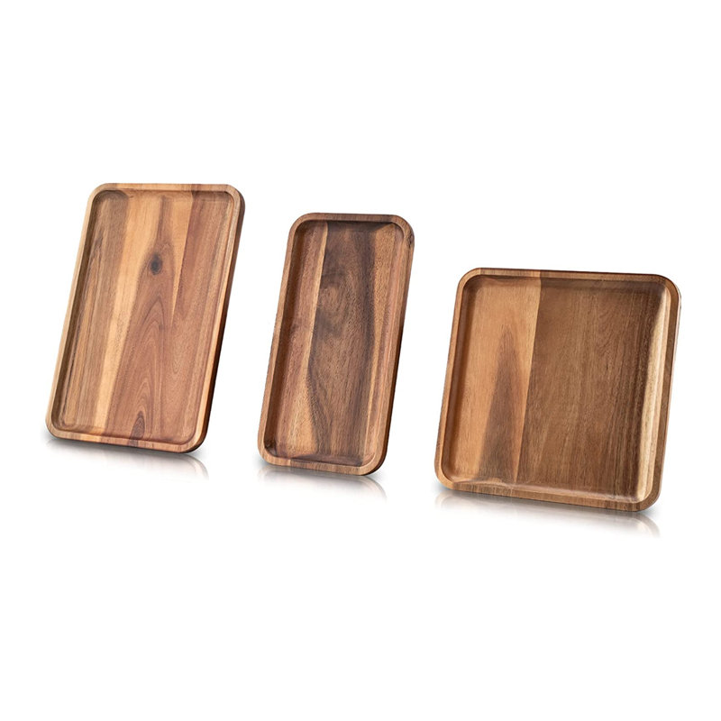 Union Rustic Wood Tray