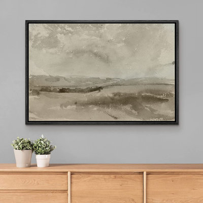 " Pastel Brown Mountain Valley "