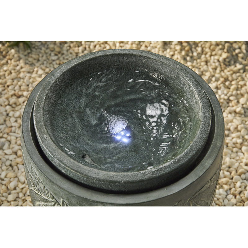 Fountain with Lights, 44.5" H x 43" W x 43" D