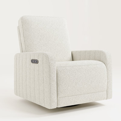 Kyoto Extra-Wide Nursery Power Recliner Swivel Glider with Dual USB Charging