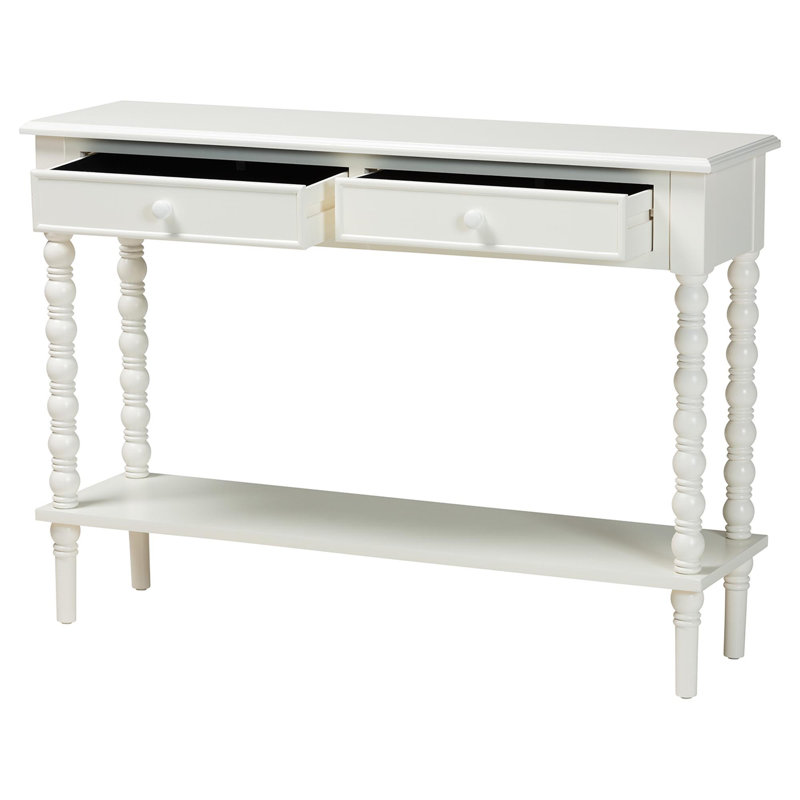 Console Laura Baxton Studio Malinda, Blanc