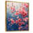 Toile avec cadre flottant or