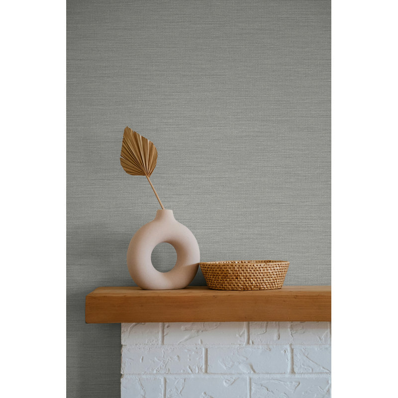 Eleonoro Non-Pasted Vinyl Wallpaper Roll, Taupe