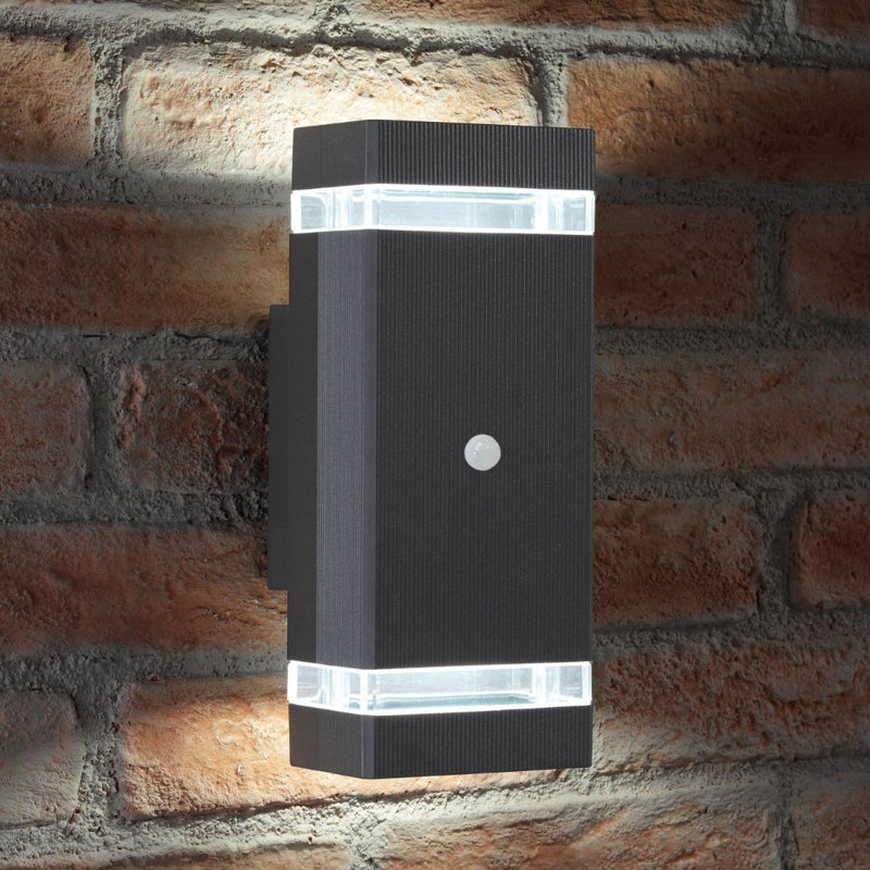 Garrow 2 - Bulb 66.8cm H Outdoor Flush Mount, Anthracite