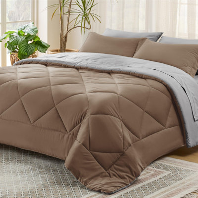 Best Seller Bedsure Comforter Set Reversible Bedding for All Seasons-89GSM