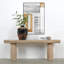 Console en bois massif Capri 87,4 po