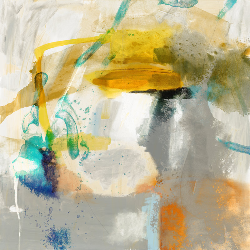 Defy II by Sisa Jasper - Wrapped Canvas Painting, 30cm H x 30cm W