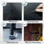 Commode 4 tiroirs pour chambre à coucher, commode étroite, plateau en bois et structure en fer de travail 18 po x 37,5 po - (l x H)