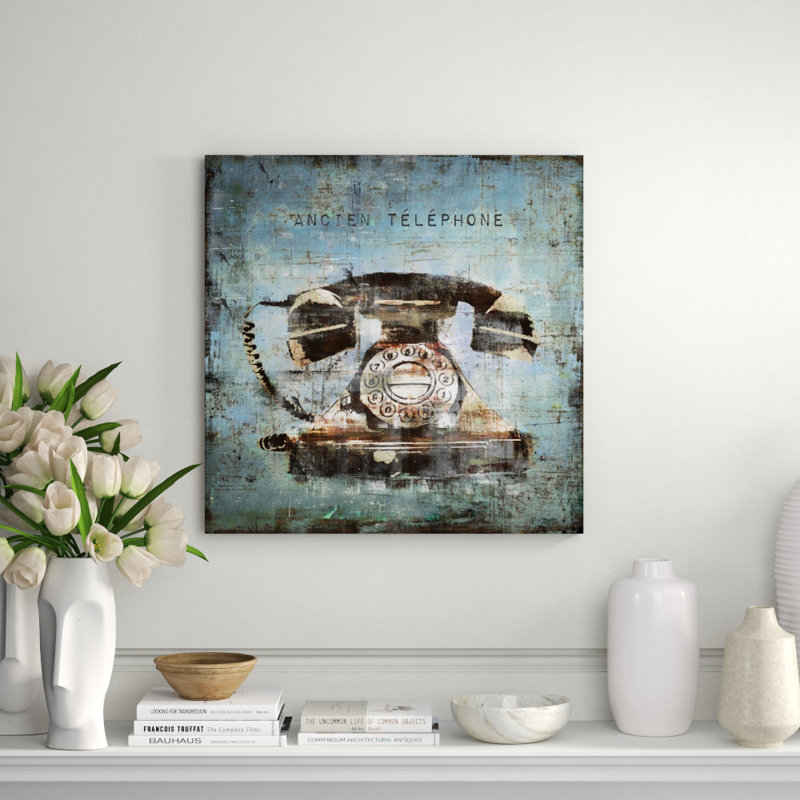Ancien Telephone Print by Chelsea Art Studio, 30" H x 30" W, Outdoor