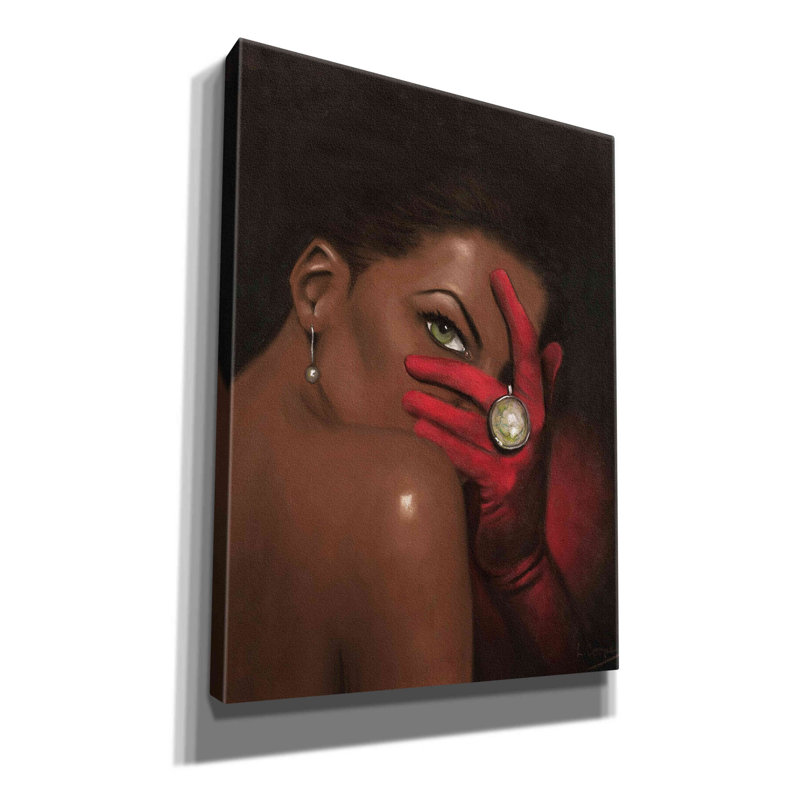 «Red Velvet» par Laurie Cooper, impression sur toile, H 54 po x l 40 po x P 1,5 po
