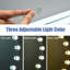 Miroir de maquillage lumineux sans cadre Rowden