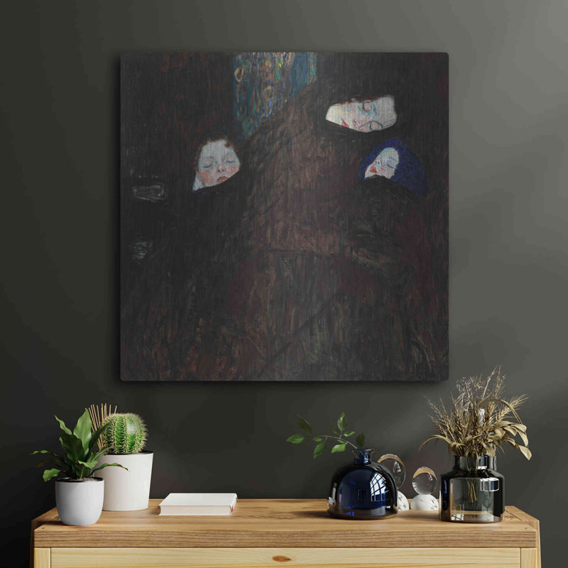 «Mother With Two Children» par MASTERS, H 24 po x l 24 po