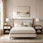 Houston Eastern King Channel Tufted Panel Bed - Walnut