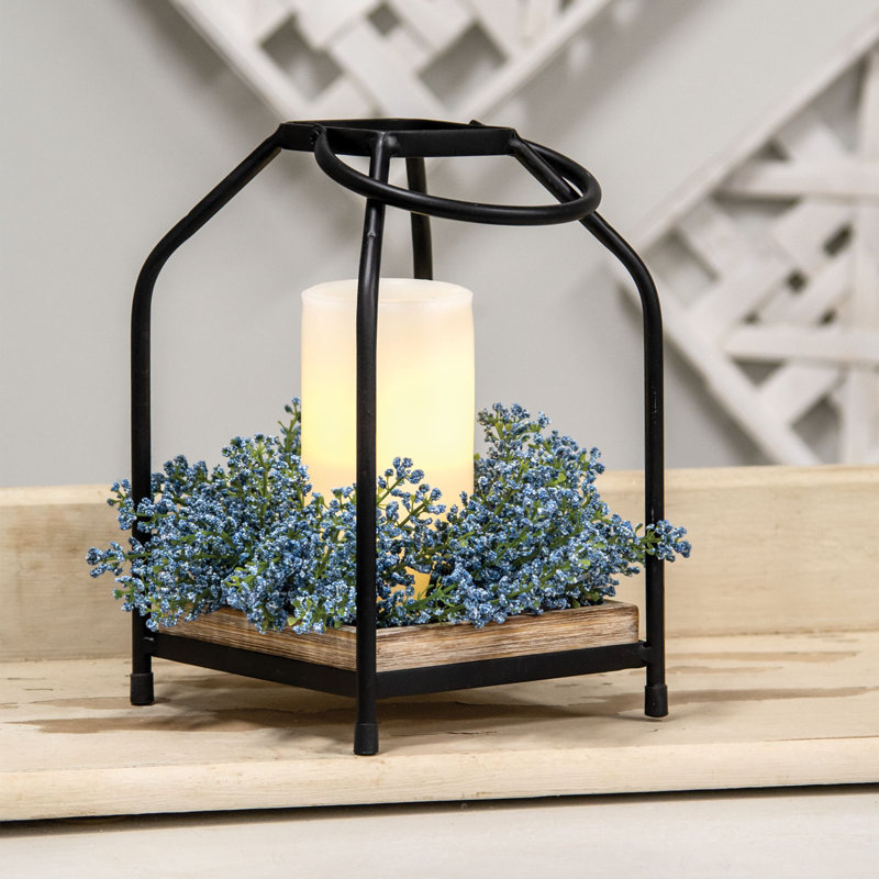 10'' H Metal Tabletop Lantern